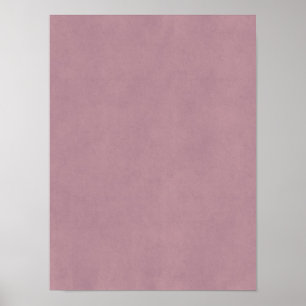 Poster Vintage Dusty Rose Parchment Modèle Blank