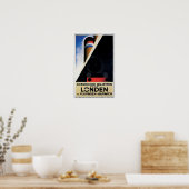 Poster vintage Dutch Rail Ferry (Cuisine)