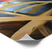 Poster Vintage Easter Chick Art Print, Pastel Farmhouse (Coin)