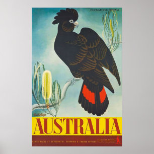 Poster Vintage Eileen Mayo Australian Travel