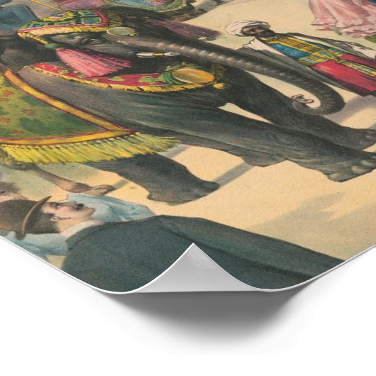 Poster Vintage Elephant Ride (Coin)