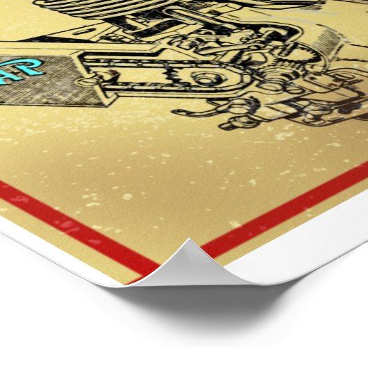 poster vintage en 1930 (Coin)