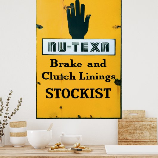 Poster Vintage Enamel (Cuisine)