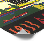 Poster vintage équitable du monde de Chicago (Coin)