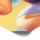 Poster Vintage Été de la bière (Coin)