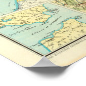 Poster Vintage Europe Map (1920) (Coin)