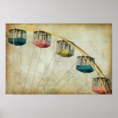 Poster Vintage Ferris Wheel (Devant)