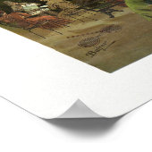 Poster Vintage ferroviaire Montreux Suisse (Coin)