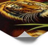 Poster Vintage fille de pâte Jungle (Coin)