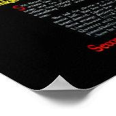 Poster Vintage film silencieux advert (Coin)