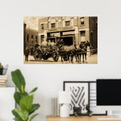 Poster Vintage Fire Company (Bureau à domicile)