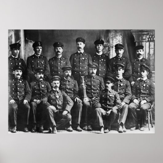 Poster Vintage Fire Company (Devant)
