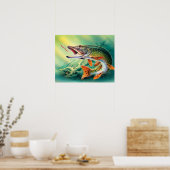 Poster Vintage Fish Home Bureau (Cuisine)