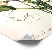 Poster vintage Floral (Coin)