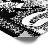 Poster vintage Floral (Coin)