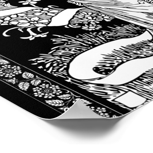 Poster vintage Floral (Coin)