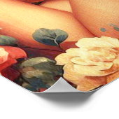 Poster Vintage Florale (Coin)