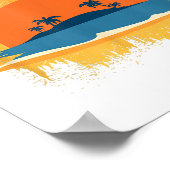 Poster Vintage Florida Retro Tee Design Sunshine (Coin)