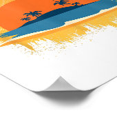 Poster Vintage Florida Retro Tee Design Sunshine (Coin)