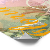 Poster Vintage Florida Travel Beach Shells Collage (Coin)