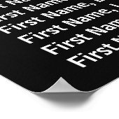 Poster vintage foncé (Coin)