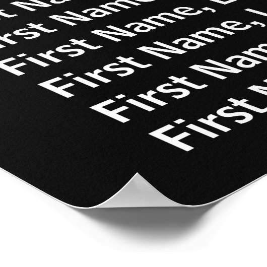 Poster vintage foncé (Coin)