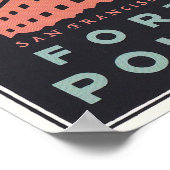 Poster vintage Fort Point Travel (Coin)