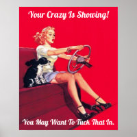 Poster Vintage fou