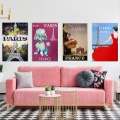 Poster vintage français (Salon)