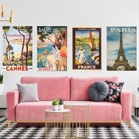 Poster vintage français (Salon)