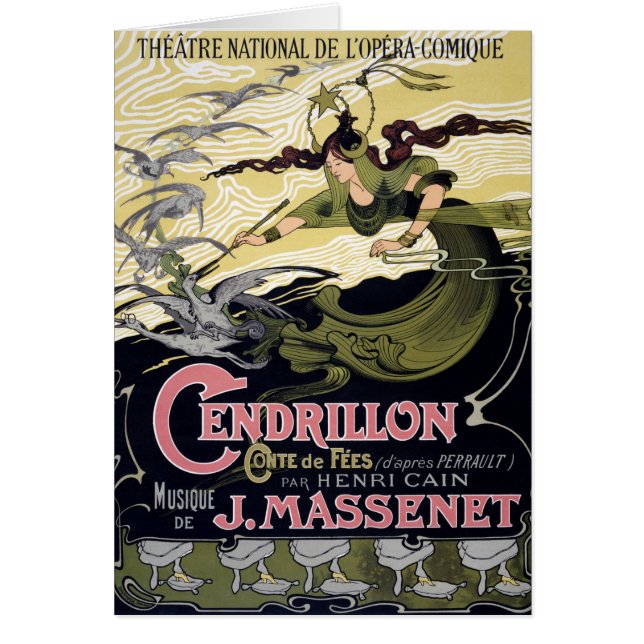 Poster vintage français 1899 reconstitué (Devant)