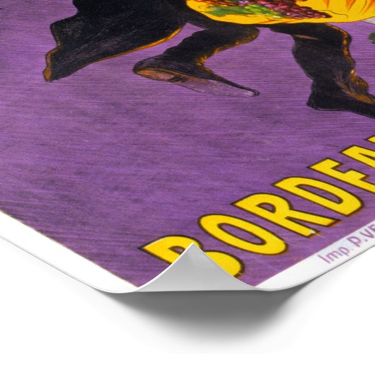 Poster vintage français 1907 restauré (Coin)