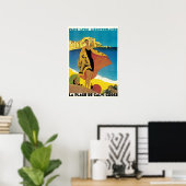 Poster vintage Français Travel (Bureau à domicile)