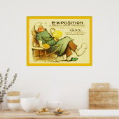 Poster vintage français WW1 (Cuisine)