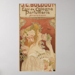 Poster Vintage French Perfume Advertisement