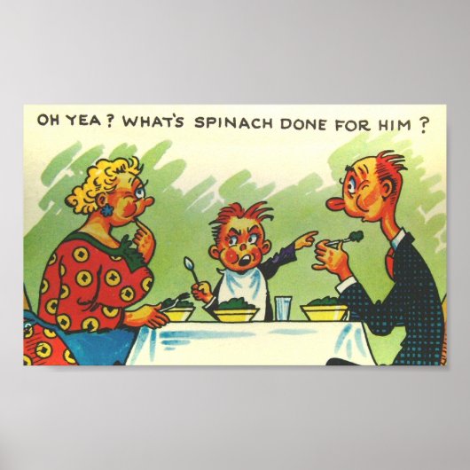 Poster Vintage fun joke (Devant)