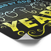 Poster vintage Funny 70 ans dire citation (Coin)