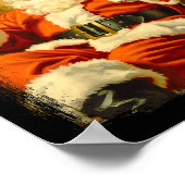 Poster Vintage Funny Cool Big Boss Santa (Coin)