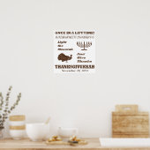 Poster vintage Funny Thanksgivukkah (Cuisine)
