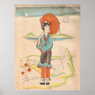 Poster Vintage Geisha