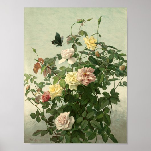 Poster Vintage George Lambdin Juin matin (Devant)