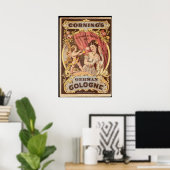 Poster Vintage German Cologne (Bureau à domicile)
