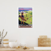 Poster Vintage Golf de La Soukra Tunis (Cuisine)