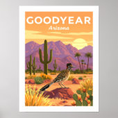 Poster Vintage Goodyear Arizona (Devant)