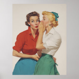 Poster Vintage Gossip Girls Delft