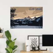 Poster vintage Grand Targhee (Bureau à domicile)