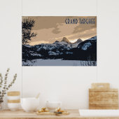Poster vintage Grand Targhee (Cuisine)