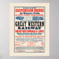Poster vintage Great Western Railway