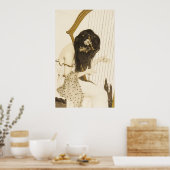 Poster vintage grec harpiste (Cuisine)