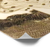 Poster vintage grec harpiste (Coin)